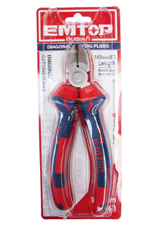 Pliers Diagonal Cutting, Model: 6 In, 160mm